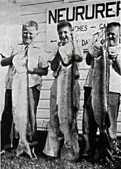 Cousins with Muskies 1955